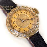 Breguet 18ct Pink Gold ‘Trois Couleurs’, Gold Guilloche Dial, c1910 mobile navigation (21)