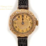 Breguet 18ct Pink Gold ‘Trois Couleurs’, Gold Guilloche Dial, c1910 mobile navigation (25)
