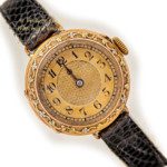 Breguet 18ct Pink Gold ‘Trois Couleurs’, Gold Guilloche Dial, c1910 mobile navigation (53)