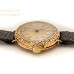 Breguet 18ct Pink Gold ‘Trois Couleurs’, Gold Guilloche Dial, c1910 mobile navigation (35)