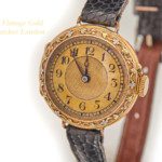 Breguet 18ct Pink Gold ‘Trois Couleurs’, Gold Guilloche Dial, c1910 mobile navigation (27)