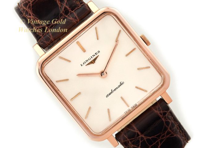 Longines Automatic ‘Cioccolatone’ 18ct Pink Gold 1963 (16)