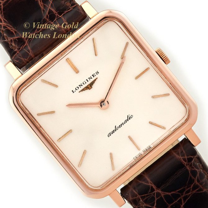 Longines Automatic ‘Cioccolatone’ 18ct Pink Gold 1963 (42)