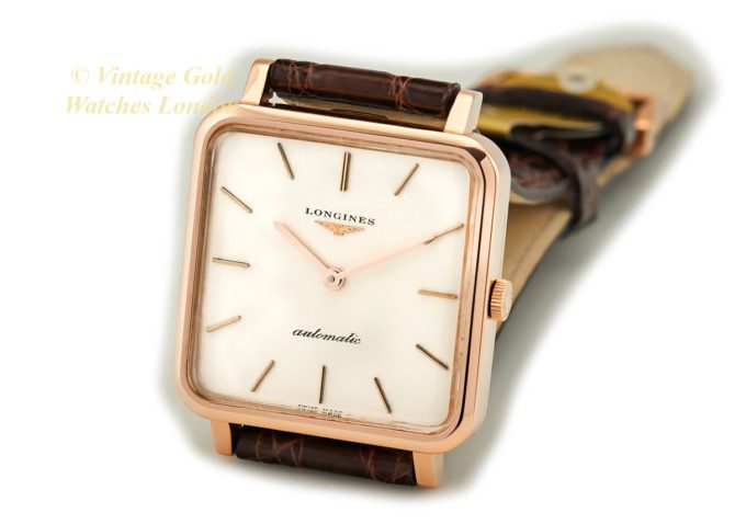 Longines Automatic ‘Cioccolatone’ 18ct Pink Gold 1963 (26)