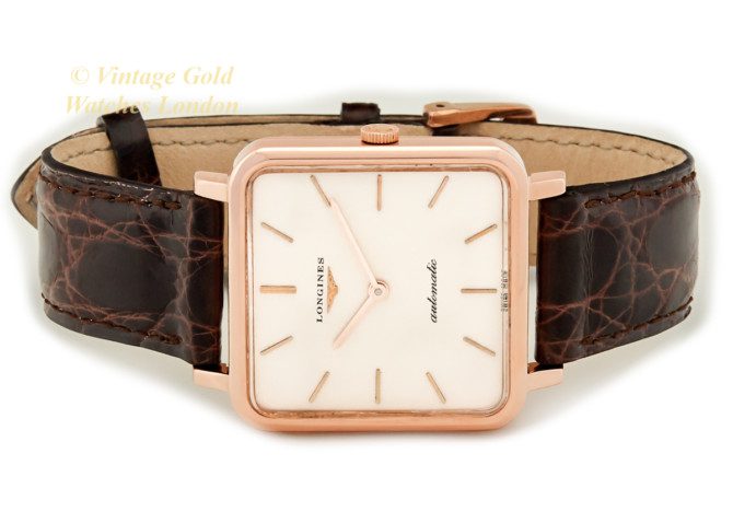 Longines Automatic ‘Cioccolatone’ 18ct Pink Gold 1963 (28)