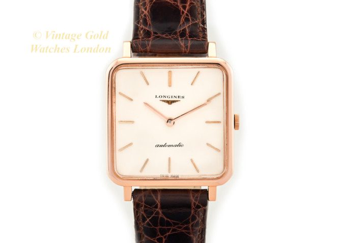 Longines Automatic ‘Cioccolatone’ 18ct Pink Gold 1963 (22)