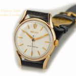 Ladies Rolex Precision 9ct 1955 Fancy Lugs mobile navigation (26)