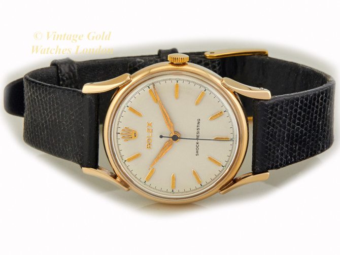 Ladies Rolex Precision 9ct 1955 Fancy Lugs (28)