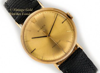 Rolex Precision 9ct, Gold Dial, 1971 - hover