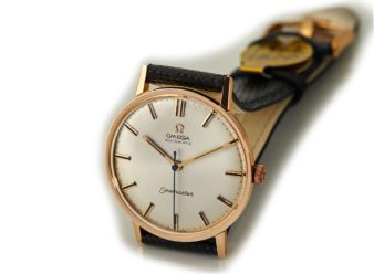 Omega Seamaster Cal.552 18ct Pink Gold 1962 - hover