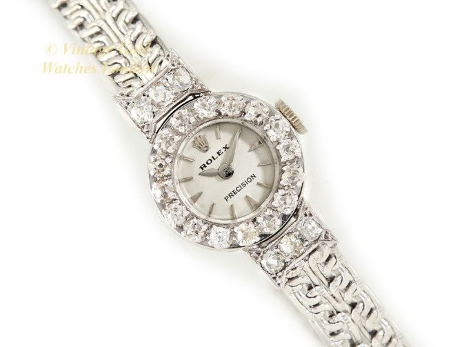 Ladies Rolex Precision Diamond & White Gold 18ct, 1961 (1)