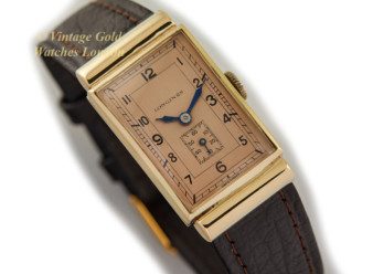 Longines Cal.25.17 14ct Curvex, 1937