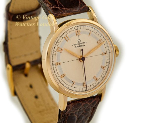 Omega Cal.30 T2 RG SC Chronometer 14ct 1942, ‘Scientific’ Dial (5)