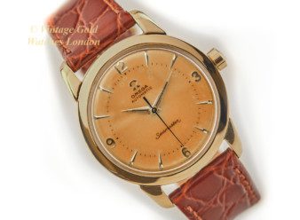 Vintage Omega Seamaster 18ct Gold Watch 1958-40