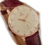 Omega Cal.491 Automatic 18ct Pink Gold 1955 Oversize 38mm mobile navigation (2)