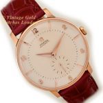 Omega Cal.491 Automatic 18ct Pink Gold 1955 Oversize 38mm mobile navigation (1)