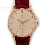 Omega Cal.491 Automatic 18ct Pink Gold 1955 Oversize 38mm mobile navigation (4)