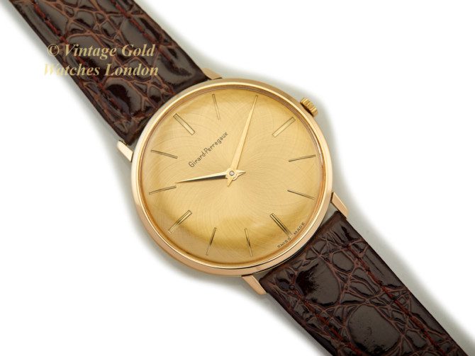 Girard-Perregaux Cal.A.S.1525 9ct, Guilloche Gold Dial, Calatrava 1960 (27)