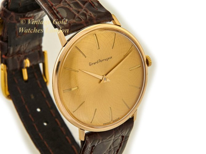 Girard-Perregaux Cal.A.S.1525 9ct, Guilloche Gold Dial, Calatrava 1960 (19)