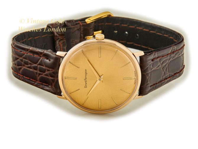 Girard-Perregaux Cal.A.S.1525 9ct, Guilloche Gold Dial, Calatrava 1960 (29)