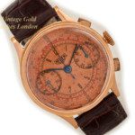 Heuer ‘Big Eye’ Chronograph 18ct Pink Gold 36mm 1941 mobile navigation (1)