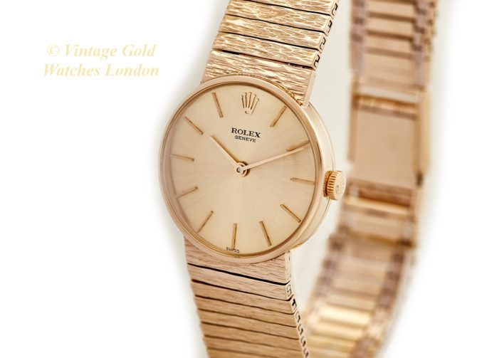 Ladies Rolex Cocktail / Bracelet Watch 9ct, 1971 (9)