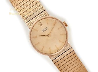 Vintage Ladies Rolex Gold Bracelet Watch-12