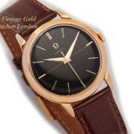 Omega Cal.283 Black Dial 18ct 1953 Oversize 36mm mobile navigation (3)