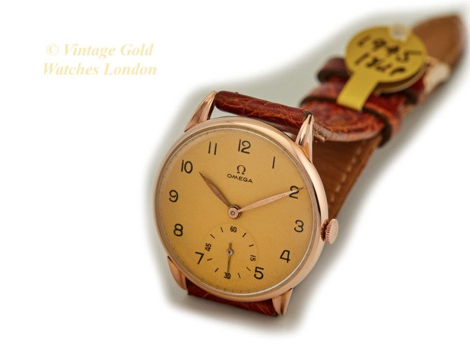 Omega Cal.30 T2 18ct Pink Gold 1945 (26)