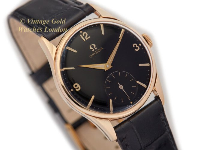 Omega Cal.268 9ct Black Dial, 1960 (3)