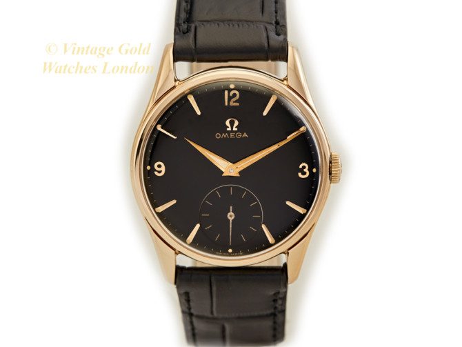 Omega Cal.268 9ct Black Dial, 1960 (7)