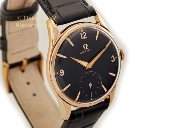 Omega Cal.268 9ct Black Dial, 1960 (5)