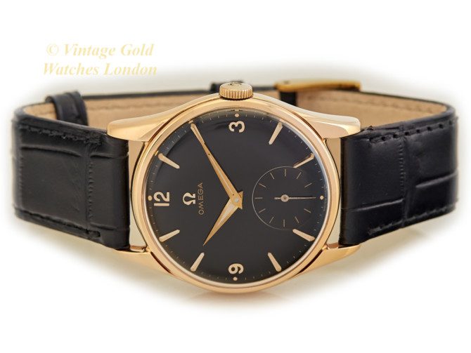 Omega Cal.268 9ct Black Dial, 1960 (13)
