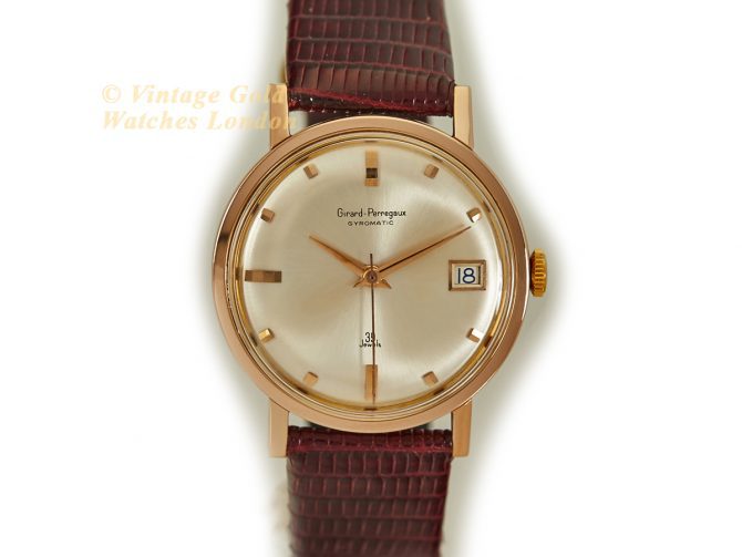 Girard-Perregaux Gyromatic 39 Jewels 18ct Pink Gold, 1965 (4)