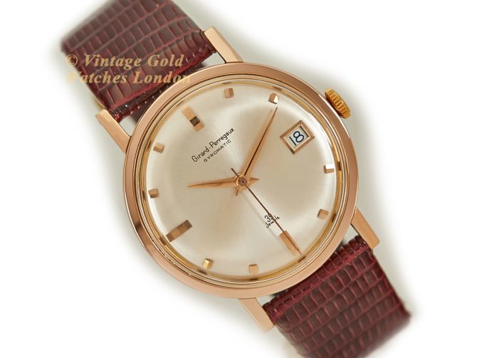 Girard-Perregaux Gyromatic 39 Jewels 18ct Pink Gold, 1965 (1)