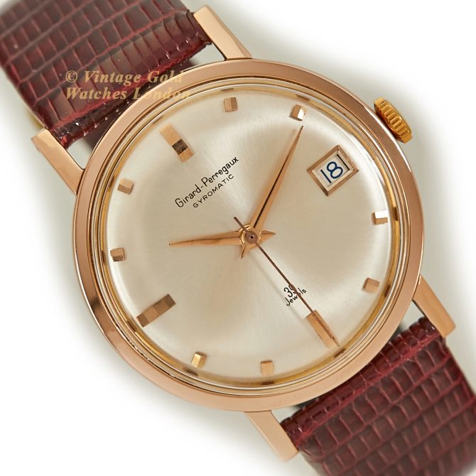 Girard-Perregaux Gyromatic 39 Jewels 18ct Pink Gold, 1965 (15)