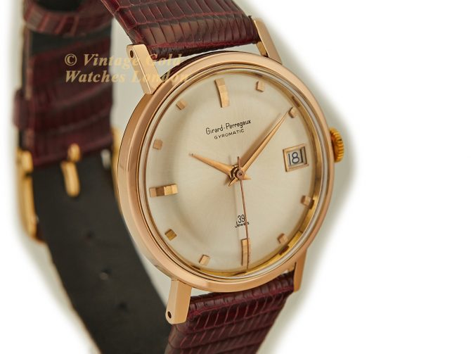 Girard-Perregaux Gyromatic 39 Jewels 18ct Pink Gold, 1965 (3)