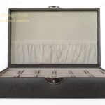 Grey Leatherette 12 Watch Display Box mobile navigation (3)