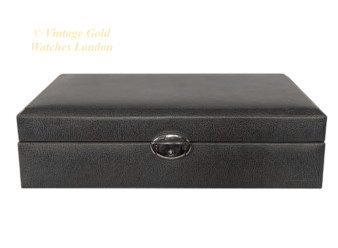 Grey Leather Watch Display Box-3