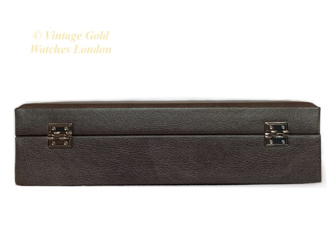 Grey Leatherette 12 Watch Display Box (11)