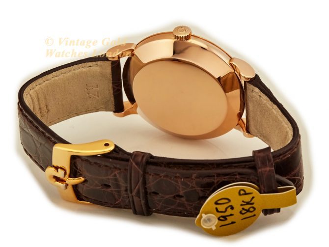 Omega Cal.351 Automatic 1950 18ct Pink Gold, Two-Tone Dial (11)
