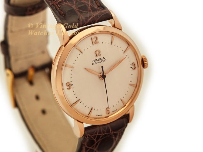 Omega Cal.351 Automatic 1950 18ct Pink Gold, Two-Tone Dial (3)