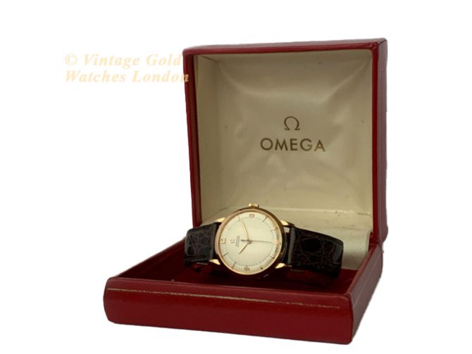 Omega Cal.351 Automatic 1950 18ct Pink Gold, Two-Tone Dial (13)