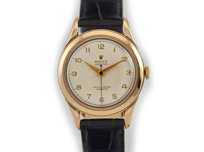 Rolex Perpetual Chronometer Automatic, Model Ref.04104, 9ct 1957 – Rare (8)