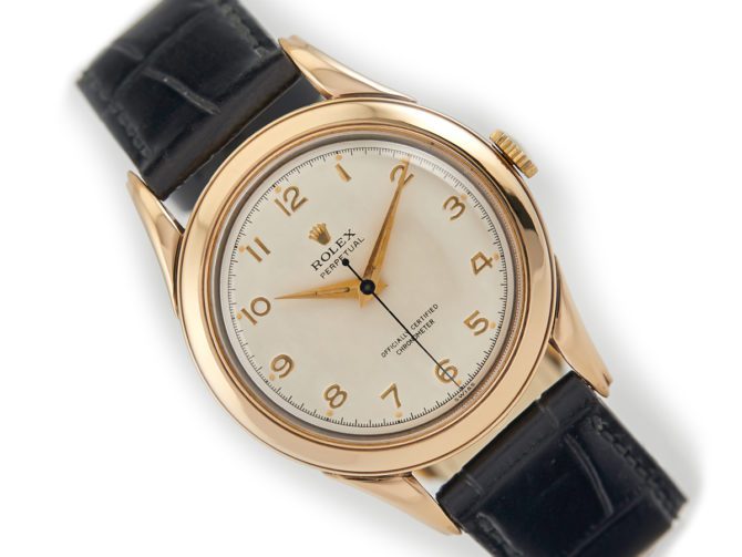 Rolex Perpetual Chronometer Automatic, Model Ref.04104, 9ct 1957 – Rare (6)