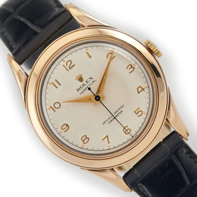 Rolex Perpetual Chronometer Automatic, Model Ref.04104, 9ct 1957 – Rare (7)