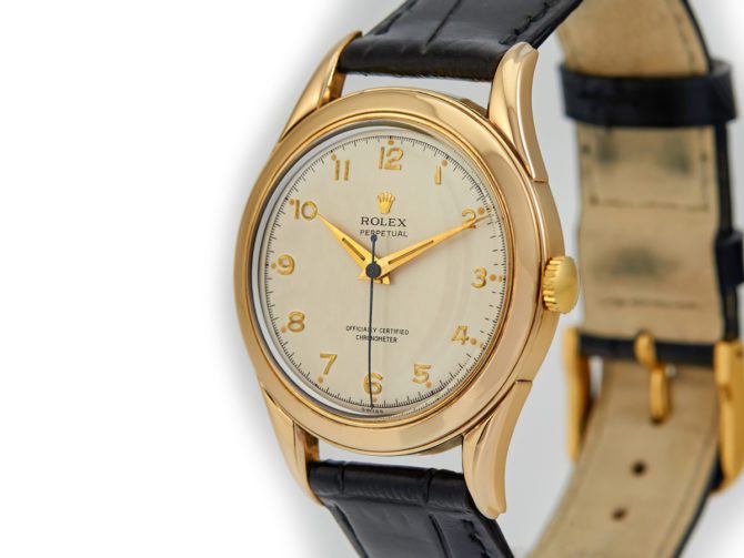 Rolex Perpetual Chronometer Automatic, Model Ref.04104, 9ct 1957 – Rare (9)