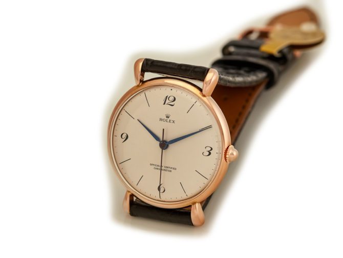 Rolex Precision Chronometer 18ct Pink Gold, 1943 (13)