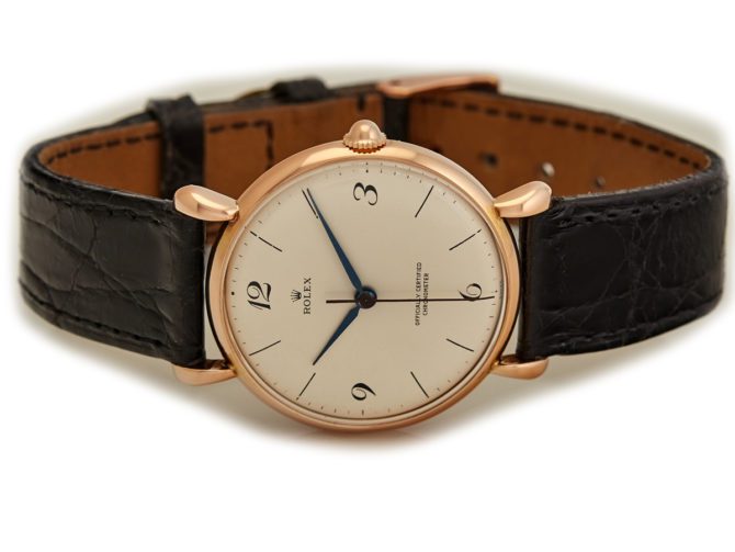 Rolex Precision Chronometer 18ct Pink Gold, 1943 (5)