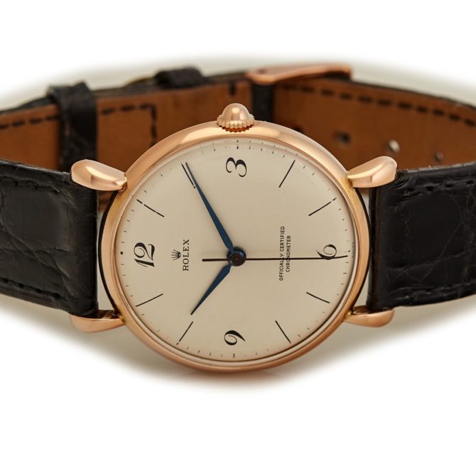 Rolex Precision Chronometer 18ct Pink Gold, 1943 (4)